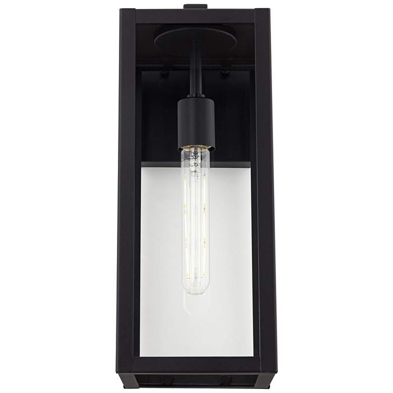 Image 5 John Timberland Titan 17" Mystic Black Outdoor Wall Lights Set of 2 more views