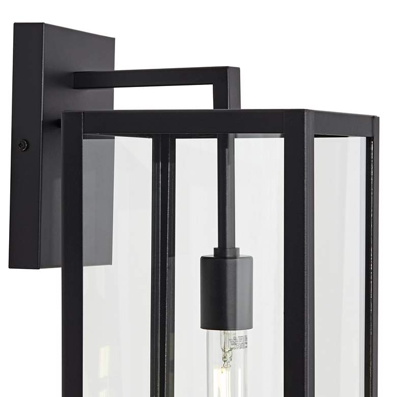 Image 3 John Timberland Titan 20 inch High Mystic Black Outdoor Wall Light more views