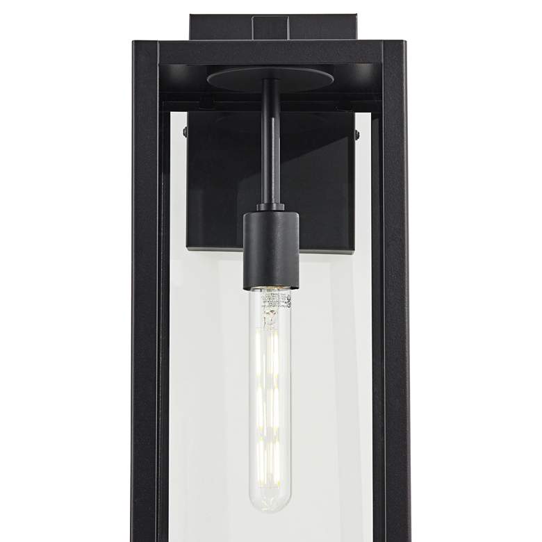 Image 4 John Timberland Titan 20 inch High Mystic Black Outdoor Wall Light more views