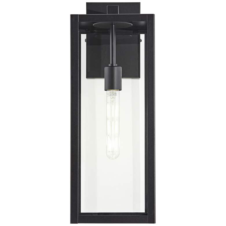 Image 5 John Timberland Titan 20" Mystic Black Outdoor Wall Lights Set of 2 more views