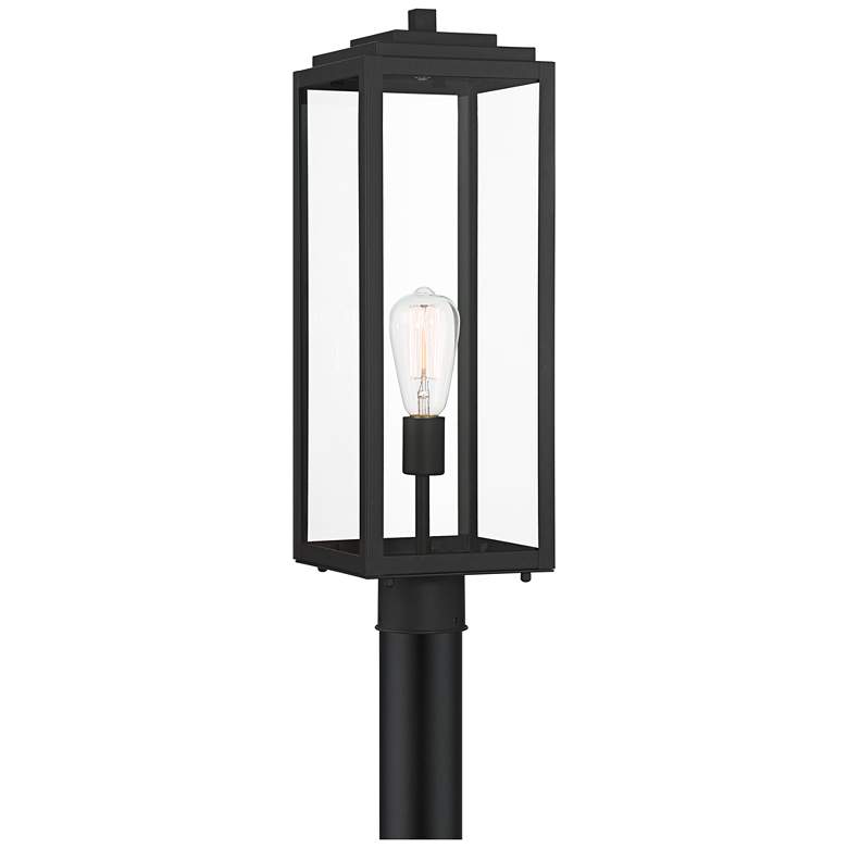 Image 2 John Timberland Titan 21 3/4" High Mystic Black Outdoor Post Light
