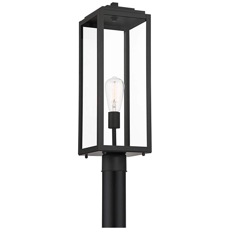 Image 5 John Timberland Titan 21 3/4" High Mystic Black Outdoor Post Light more views