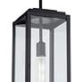 5_John Timberland Titan 27 1/4" Mystic Black Rectangular Hanging Light more views