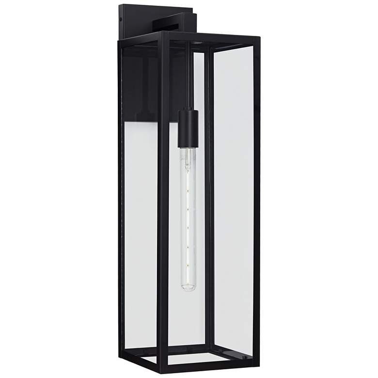 Image 2 John Timberland Titan 27" High Mystic Black Outdoor Wall Light