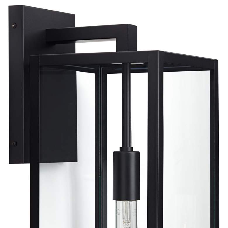 Image 3 John Timberland Titan 27" High Mystic Black Outdoor Wall Light more views