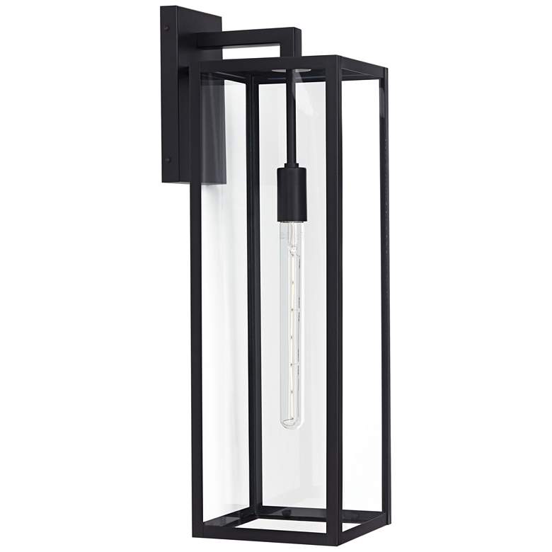 Image 5 John Timberland Titan 27 inch High Mystic Black Outdoor Wall Light more views