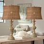 1_John Timberland Trinidad 26 1/2" Vintage Finish Table Lamps Set of 2