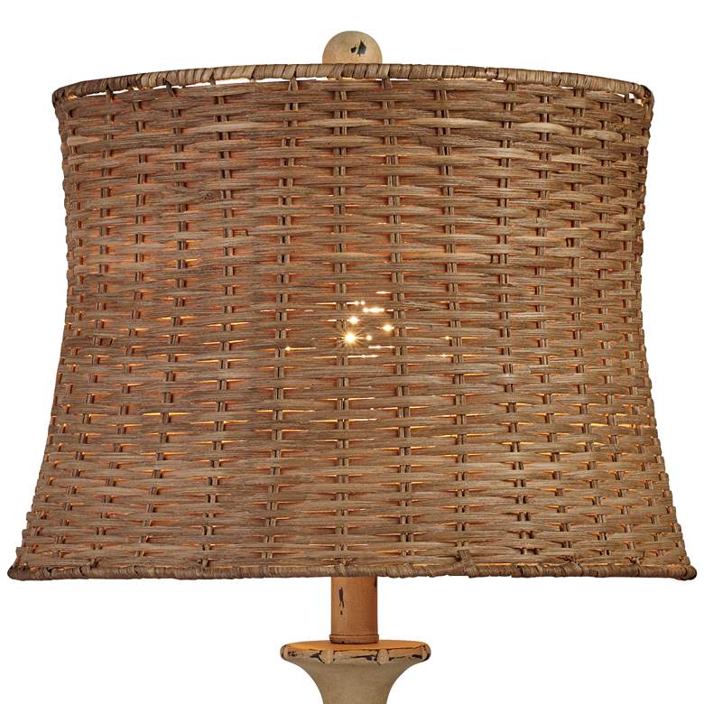 Image 4 John Timberland Trinidad 26 1/2" Vintage Finish Table Lamps Set of 2 more views