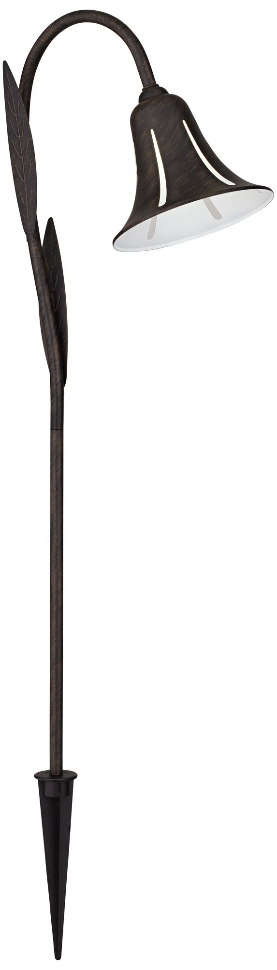 Image 2 John Timberland Tulip Dark Rust 8-Piece LED Landscape Path Light Set more views