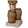 John Timberland Tuscan 31 1/2" LED Light Faux Stone Fountain