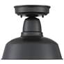 5_John Timberland Urban Barn 10 1/4" Wide Black Outdoor Ceiling Light more views