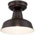 John Timberland Urban Barn 10 1/4" Wide Bronze Outdoor Ceiling Light