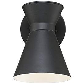 Image5 of John Timberland Vance 8" Black LED Swivel Modern Outdoor Wall Light more views