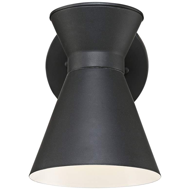 Image 5 John Timberland Vance 8" Black LED Swivel Modern Outdoor Wall Light more views