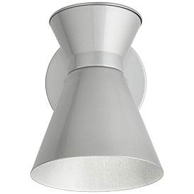 Image5 of John Timberland Vance 8" Silver LED Swivel Outdoor Wall Light more views