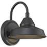 3_John Timberland Westley 8 1/2" High Black Finish LED Barn Light Sconce