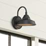 2_John Timberland Westley 8 1/2" High Black Finish LED Barn Light Sconce