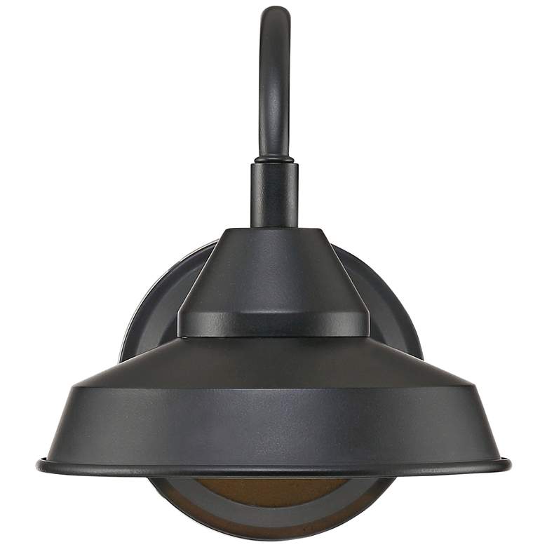 Image 5 John Timberland Westley 8 1/2" High Black Finish LED Barn Light Sconce more views