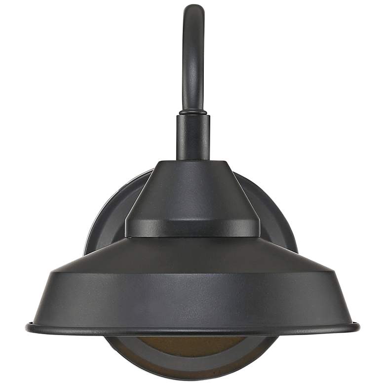 Image 4 John Timberland Westley 8 1/2" High Black LED Outdoor Wall Light more views