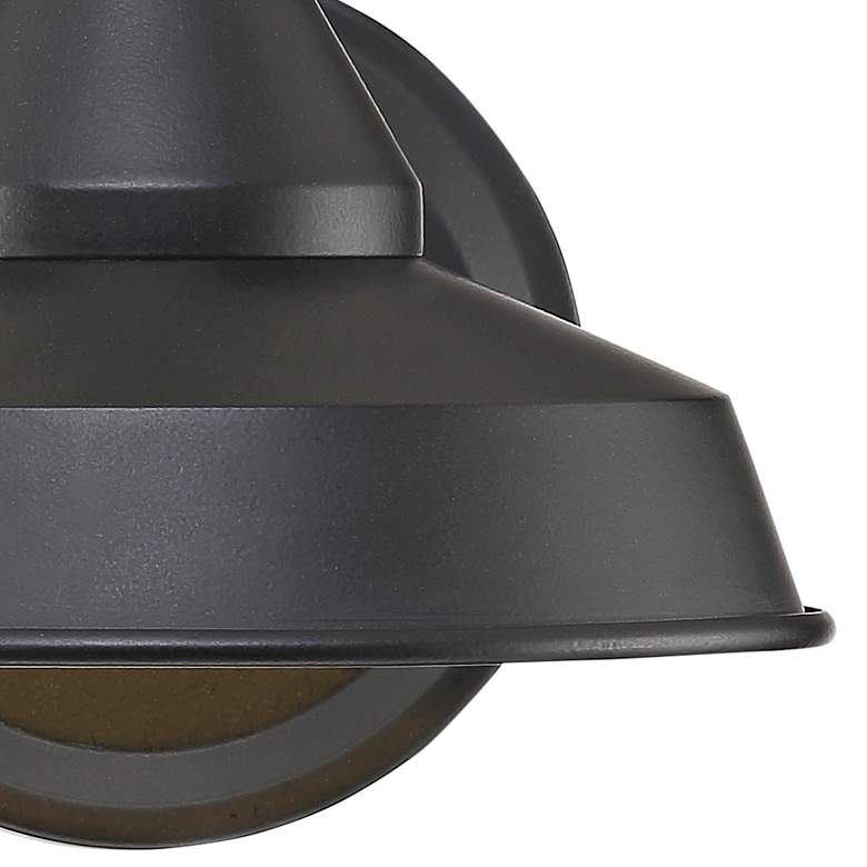 Image 3 John Timberland Westley Black 8 1/2" High LED Outdoor Lights Set of 2 more views
