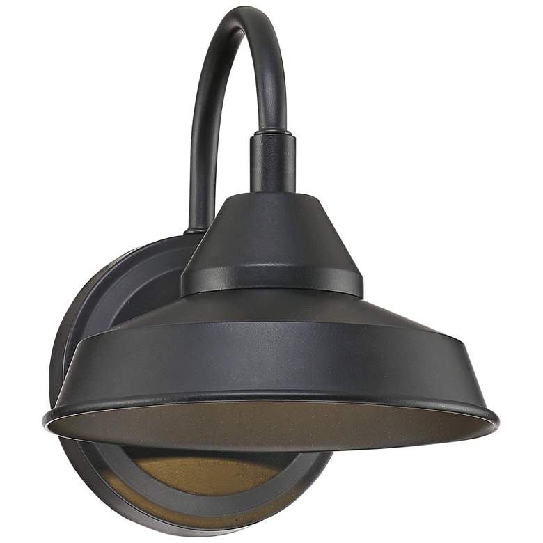 Image 5 John Timberland Westley Black 8 1/2" High LED Outdoor Lights Set of 2 more views