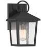 2_John Timberland Westmont 10 1/2" High Sand Black Outdoor Wall Light