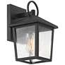7_John Timberland Westmont 10 1/2" High Sand Black Outdoor Wall Light more views