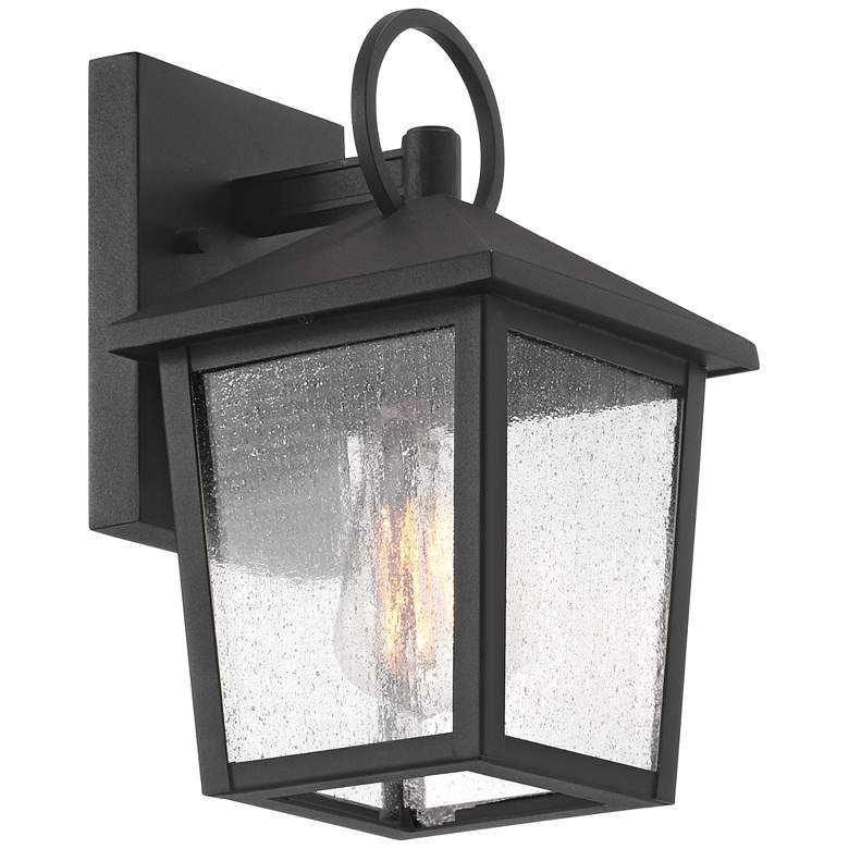 Image 7 John Timberland Westmont 10 1/2" Sand Black Outdoor Lights Set of 2 more views