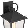 3_John Timberland Westmont 13 3/4" High Sand Black Outdoor Wall Light more views
