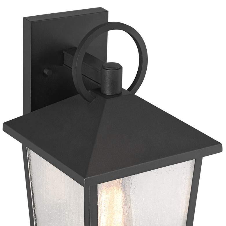 Image 2 John Timberland Westmont 13 3/4" Sand Black Outdoor Lights Set of 2 more views