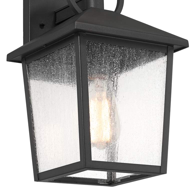 Image 3 John Timberland Westmont 13 3/4" Sand Black Outdoor Lights Set of 2 more views