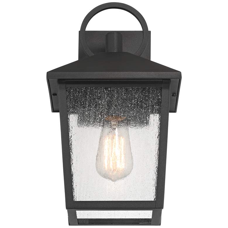 Image 4 John Timberland Westmont 13 3/4" Sand Black Outdoor Lights Set of 2 more views