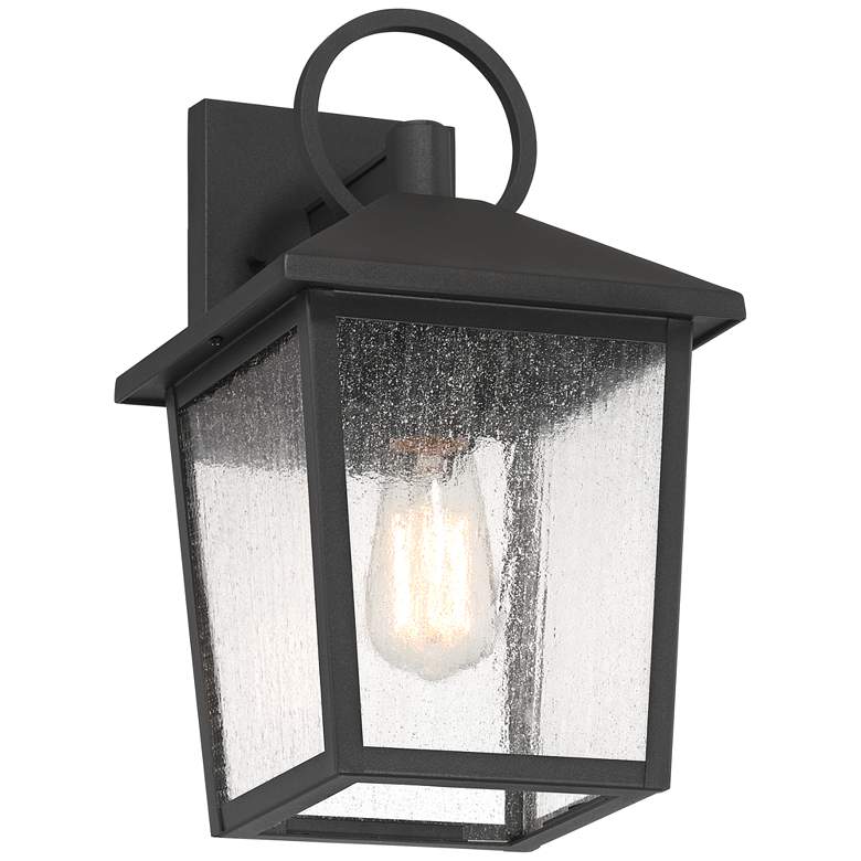 Image 5 John Timberland Westmont 13 3/4" Sand Black Outdoor Lights Set of 2 more views