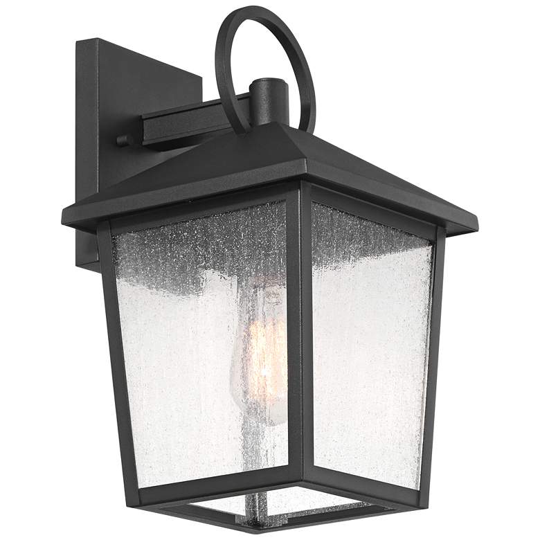 Image 6 John Timberland Westmont 13 3/4" Sand Black Outdoor Lights Set of 2 more views