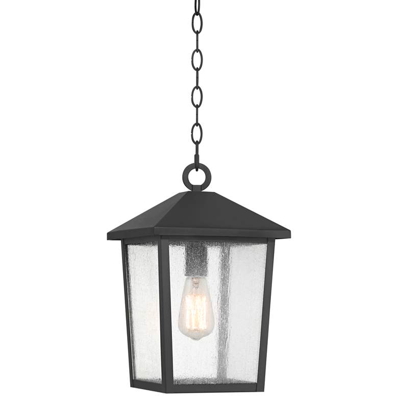 Image 3 John Timberland Westmont 15 3/4" High Sand Black Outdoor Hanging Light