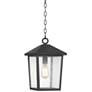 4_John Timberland Westmont 15 3/4" High Sand Black Outdoor Hanging Light
