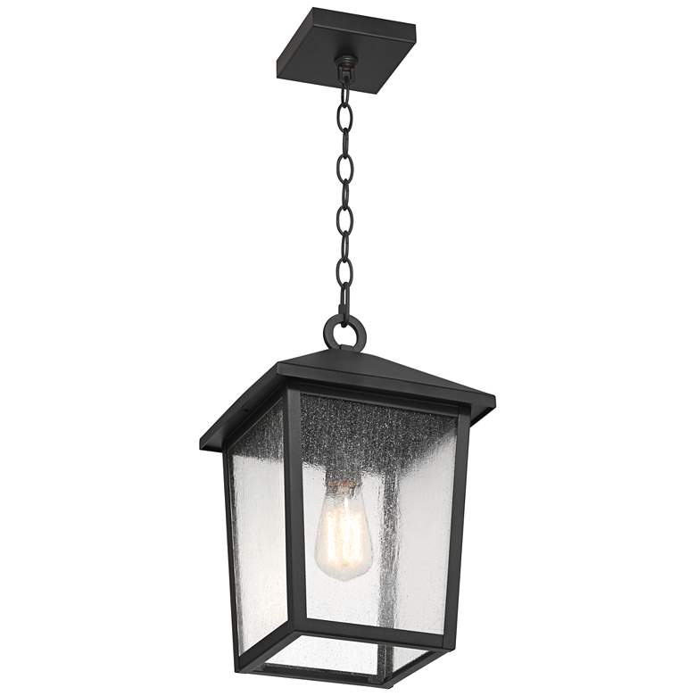 Image 5 John Timberland Westmont 15 3/4" High Sand Black Outdoor Hanging Light more views