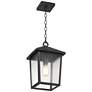 6_John Timberland Westmont 15 3/4" High Sand Black Outdoor Hanging Light more views