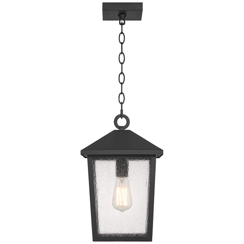 Image 6 John Timberland Westmont 15 3/4" High Sand Black Outdoor Hanging Light more views