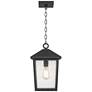 7_John Timberland Westmont 15 3/4" High Sand Black Outdoor Hanging Light more views
