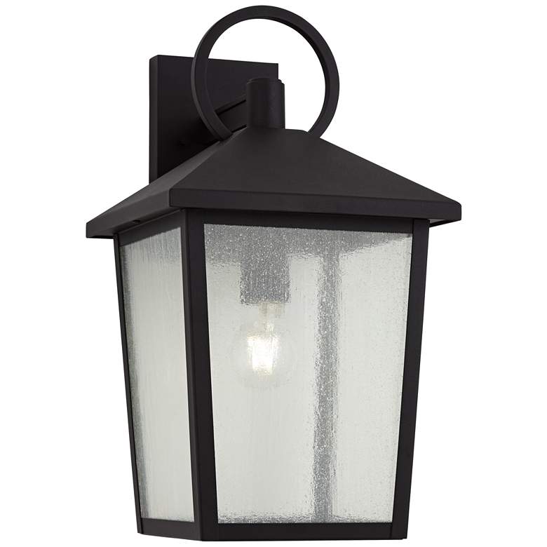 Image 3 John Timberland Westmont 18" High Sand Black Outdoor Wall Light