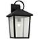 John Timberland Westmont 18" High Sand Black Outdoor Wall Light