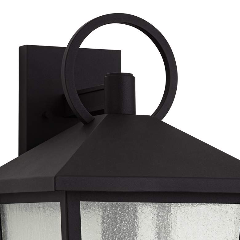 Image 4 John Timberland Westmont 18" High Sand Black Outdoor Wall Light more views