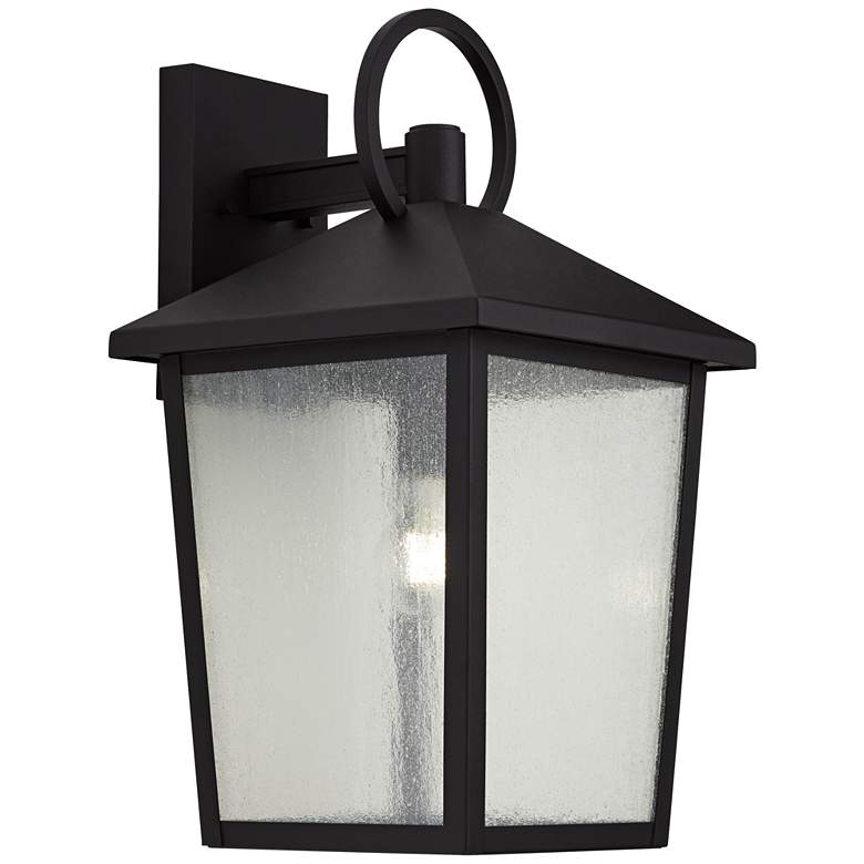 Image 6 John Timberland Westmont 18" High Sand Black Outdoor Wall Light more views