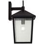 Watch A Video About the John Timberland Westmont Sand Black Outdoor Wall Light