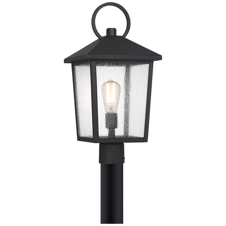 Image 3 John Timberland Westmont 20 3/4" High Sand Black Outdoor Post Light