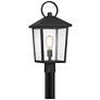 4_John Timberland Westmont 20 3/4" High Sand Black Outdoor Post Light