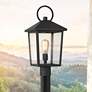 3_John Timberland Westmont 20 3/4" High Sand Black Outdoor Post Light