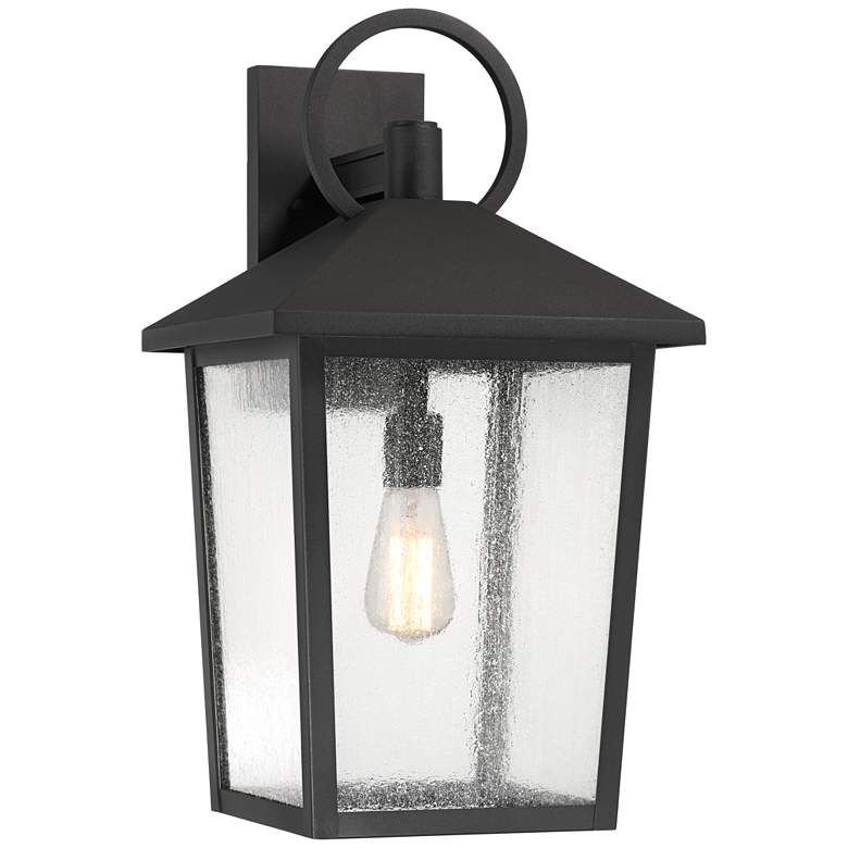 Image 2 John Timberland Westmont 22" High Sand Black Outdoor Wall Light