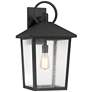 2_John Timberland Westmont 22" High Sand Black Outdoor Wall Light